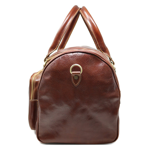 Floto Italian Leather Torino Duffle Bag Carryon Suitcase 14